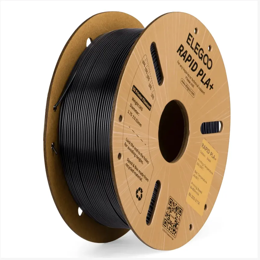 ELEGOO RAPID PLA+ Filament 1.75mm Colored Fast Printing ,Less-tangle & Neatly Wound,Accurate & Consistent Dimension