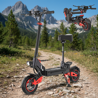 ABD Deposu Koltuklu Elektrikli Scooter Hızlı Toptan Satış Güçlü Tam Süspansiyonlu Yetişkin Elektrikli Scooter