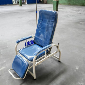 Silla de Infusión Yizhuokang, Metálica, Reclinable, Plegable, con Reposapiés, para Uso Hospitalario - Product Image 1