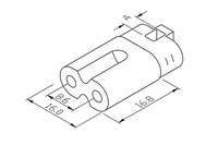 Ventes directes d'usine IEC C1 C5 C7 C13 C15 C17 C7A C19 C21 C23 10A Insert de prise de courant