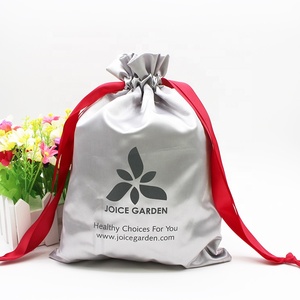 Custom Logo Eco-Friendly Drawstring Satin Jewelry Bag <strong>Small</strong> Gifts Pouch for Dust Packaging for Jewelry Storage - Product Image 1