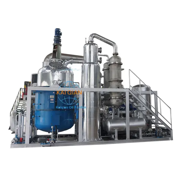 Mini Recycling Vacuum Distillation Plant For Used Motor Oil To Diesel Fuel Oil