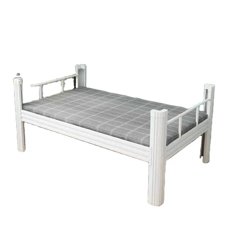 Vintage iron pipe single metal bed frame Simple modern single steel bed Modern New Design Single Bed For Bedroom