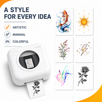 Impresora Térmica de Papel para Tatuajes Temporales Personalizados AIYIN C2, Portátil de 2 Pulgadas y 203dpi para Impresión de Fotos y Diseños Creativos