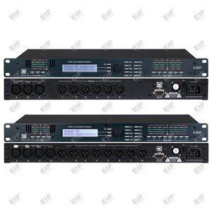 โปรเซสเซอร์เสียง DSP 4.8SP 4*8 แชนแนล สำหรับคาราโอเกะ โปรเซสเซอร์เสียงดิจิตอลระดับมืออาชีพ พร้อมอินเทอร์เฟซ XLR และ USB สำหรับการประมวลผลเสียง - Product Image 6