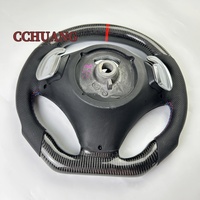 Nouveau volant en fibre de carbone à affichage LED personnalisé pour BMW E92 E90 E87 E91 E93 volant à fond plat