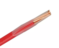 THHN Nylon Alambre Cobre 8 10 12 14 16 AWG Cable Eléctrico Negro Rojo OEM Disponible