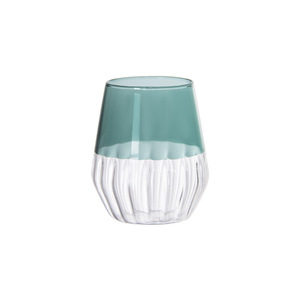Vaso <span class=keywords><strong>de</strong></span> Vidrio <span class=keywords><strong>de</strong></span> Borosilicato Alto con Diseño <span class=keywords><strong>de</strong></span> Bloques <span class=keywords><strong>de</strong></span> Color y Rayas, <span class=keywords><strong>Taza</strong></span> <span class=keywords><strong>de</strong></span> Leche a Juego, Vaso <span class=keywords><strong>para</strong></span> Bebidas - Product Image 1