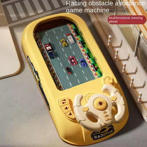 Machine de jeu de course multi-modes pour enfants Jouets d'évitement d'obstacles Voiture Aventure Puzzle Volant Jouet Jeu de bureau avec son - Product Image 6