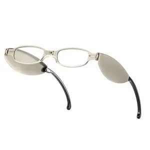 Новейшие портативные три складных пресбиопии легкие складные очки высокой четкости для чтения с защитой от синего света очки для чтения