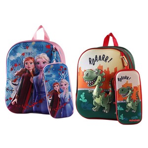 Borse personalizzate dello zaino della scuola dei bambini del fumetto dei bambini all'ingrosso dello zaino 3D dei marchi di modo - Product Image 2
