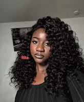 4/27 Mèches blondes ombrées bouclées birmanes en cheveux humains bruts, cheveux humains longs et lisses, ligne de cheveux naturelle, ondulation naturelle