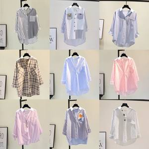 Camicia primavera donna abbottonata in seta <span class=keywords><strong>di</strong></span> <span class=keywords><strong>raso</strong></span> Top alla moda a maniche lunghe con scollo a V <span class=keywords><strong>blusa</strong></span> Vintage in <span class=keywords><strong>raso</strong></span> - Product Image 3