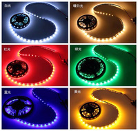Bande LED flexible en forme de S, étanche IP65, 2835 SMD, 60 LED/m, DC12V, 7 mm, installation facile, bande LED pliable