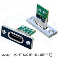 EZON CHT-S023R Connecteur de soudure pour carte de base Type-C avec ports clavier/charge modifiés pour câble de données et de charge DIY