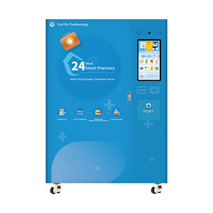 Distributeur automatique pharmaceutique Yunyin Lifting 168 SKU, écran tactile 21,5 pouces, température/humidité constantes, sans surveillance, 24h/24, capacité 150-200 - Product Image 1