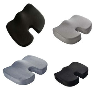 Cojines ergonómicos para silla de oficina con asiento en U, cojín de asiento de silicona con enfriamiento de Gel de espuma viscoelástica con almohada Lumbar para comodidad y soporte - Product Image 2