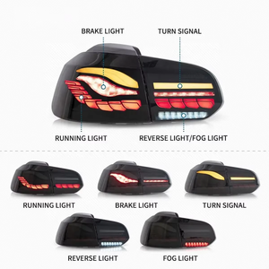AURON LED Taillights MR-DZ-08-13-GOLF6-MK6-TL VW Golf 6 Clear Lens New Retrofit Upgrade <b>Plug</b>&Play 6000 lm 6000K - Product Image 3