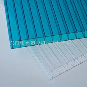 Double Layer Hollow Polycarbonate Sheet Transparent 5800mm Customizable For Greenhouse Roof And Rainproof Panels - Product Image 1