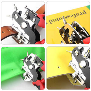 <span class=keywords><strong>Pince</strong></span> <span class=keywords><strong>à</strong></span> poinçonner multifonctionnelle en métal fin, kit de pinces <span class=keywords><strong>à</strong></span> poinçonner pour la fabrication de bijoux DIY, la réparation électronique et la fabrication de bracelets de montre - Product Image 4