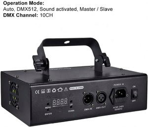 הנחה Rgb צבע מלא לייזר המפלגה שלב אור מוסיקה סאונד הופעל שליטת Dmx Dj לייזר אורות למכירה דיסקו שלב אור Dmx - Product Image 5