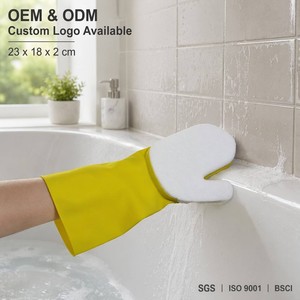 Accessoires de nettoyage en plastique avec un côté en éponge résistante - Product Image 3