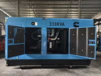 Générateur électrique insonorisé 264kW 330kVA à moteur diesel 6LTAA9.5-g1 triphasé 50/60Hz pour hôpital avec ATS Guangzhou/Yiwu