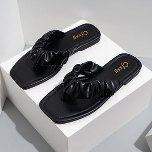 OEM all'ingrosso acquisto all'ingrosso di alta qualità vendita calda estate all'aperto in gomma antiscivolo infradito piatto per le ragazze - Product Image 5