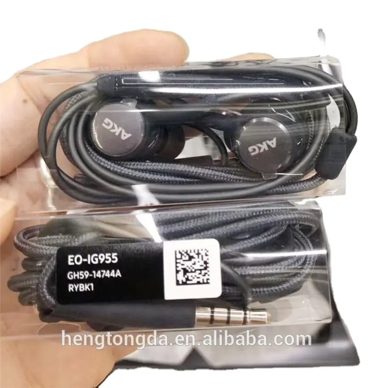 מקורי לakg Wired אוזניות אוזניות 3.5mm סטריאו אוזניות אוזניות עבור Samsung אוזניות EO-IG955 S8 S9 S10 באוזן אוזניות