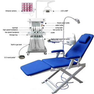 Attrezzatura veterinaria portatile fornitura di fabbrica unità dentale Mobile Mobile pieghevole unità dentale veterinaria - Product Image 6