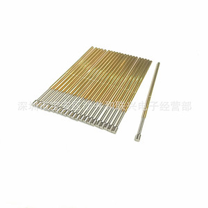 Pin de Prueba de Punta Plana PL75 G de 1.0 mm con Resorte, Orificio de 1.4 mm, Pin de Contacto de 75 mil - Product Image 2