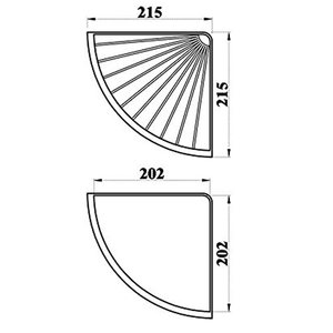 Beelee – caddie de douche d'angle de conception <span class=keywords><strong>Vintage</strong></span>, étagères d'angle de salle de bains murales en <span class=keywords><strong>laiton</strong></span>, organisateur de rangement pour les toilettes - Product Image 2