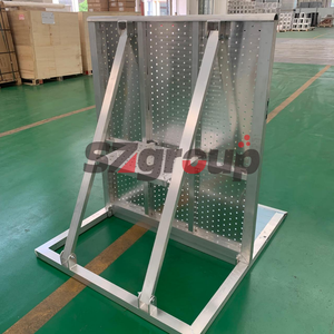 Barrière pliable chaude de contrôle de foule de barrière d'événement en aluminium portative pour la gestion de sécurité de portes d'allée de grands concerts d'étape - Product Image 2