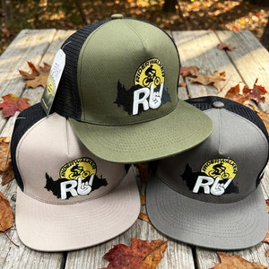 Casquette YP Yupooong 6006 personnalisée à 5 panneaux, visière plate, style camionneur, en coton vintage brodé, réglable avec <span class=keywords><strong>fermeture</strong></span> <span class=keywords><strong>snapback</strong></span> - Product Image 1