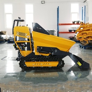 Venta al por mayor de fábrica Nuevo Mini Dumper de Hormigón, Dumper de Orugas, Mini Excavadora Dumper Autónoma Hidrostática a Gasolina, Tracción 4x2, Volante a la Izquierda - Product Image 5