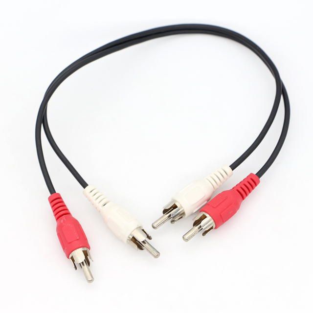 Splitter Dual RCA Male to RCA Male Extension Cable