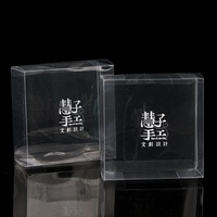 Vente en gros Boîte en acétate PET PVC transparent personnalisé Emballage pliable en plastique transparent avec des matériaux recyclés