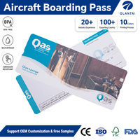 Carte d'embarquement aérien personnalisée en papier, rouleau de billets ATB vierges, carte d'embarquement pour l'enregistrement à l'aéroport, fournisseur en gros