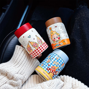Mini Star Figure Insulated Water Bottle With Ceramic Liner Cute Stainless Steel Portable Small Travel Cup - Product Image 1