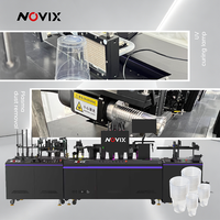 Impresora UV de Inyección de Tinta Automática de Alta Velocidad Renovix, Impresora UV de Una Sola Pasada para Botellas, Latas, Conos, Superficies Curvas, Impresora de Banda