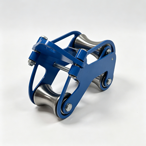 Rodillo Manual de Aluminio Yuzhen <span class=keywords><strong>para</strong></span> Tirar Cables, Estructura de Acero, Múltiples Combinaciones de Ruedas, Resistente a la Corrosión, <span class=keywords><strong>para</strong></span> <span class=keywords><strong>Cableado</strong></span> - Product Image 6