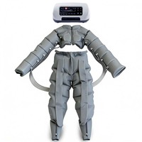 Veste et pantalon de pressothérapie à compression d'air VU-IPC04 à 6 chambres, combinaison de massage corporel intégral à compression, vente chaude