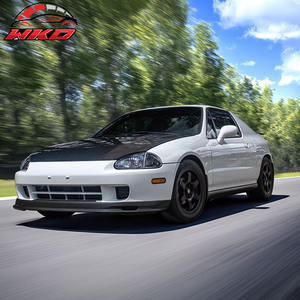 Alerón delantero estilo Mugen para Honda Civic Del Sol 93-97, sin pintar, PP, accesorio exterior de alta calidad - Product Image 3