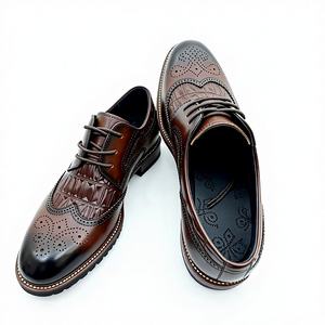 Nuove Scarpe Eleganti Autunnali da Uomo in Pelle di Vacchetta Impermeabili per Affari e Matrimoni - Product Image 5