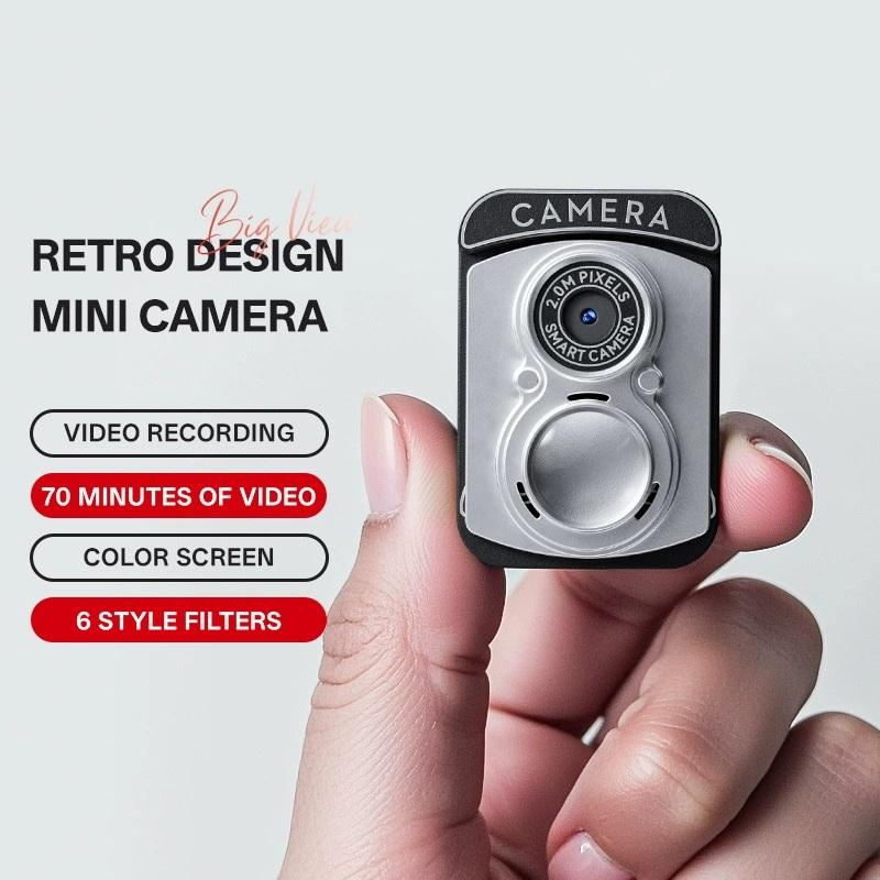 1080p Retro Ultra Compact Camera with Flash Lamp Student Small ...