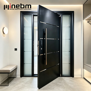 Nouvelle <span class=keywords><strong>Porte</strong></span> <span class=keywords><strong>d</strong></span>'Entrée Extérieure en Acier de Sécurité, Design Italien Moderne, Vente Chaude, Prix Abordable, pour Maisons - Product Image 4