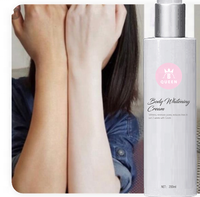 Crème hydratante biologique à étiquette privée pour peaux noires, lotion éclaircissante et blanchissante pour le corps à la nicotinamide