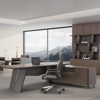Vente en gros Tiroir de bureau d'ordinateur moderne et contemporain de luxe Mobilier de bureau en bois de luxe