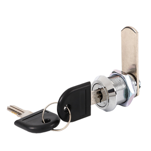 Industrial Zinc Alloy Tubular 90 Degree Cam <b>Lock</b> <b>Key</b> Unlock Safety <b>Lock</b> for Cabinet Drawers Wholesale Anti-Theft - Product Image 1