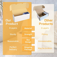 Boîte de rangement pour cartes à collectionner écologique en carton ondulé, capacité 1200 protège-cartes, finition pailletée, personnalisable, pour cartes sportives